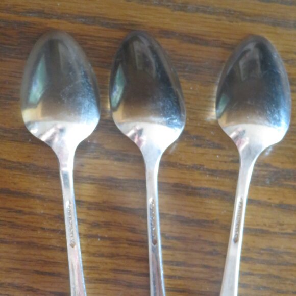 VINTAGE SILVERPLATE Flatware Community Lady Hamilton Tea Spoons - Picture 4 of 6